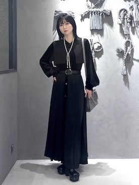 「アイテム（ベルト）」を使った、hisaさん（レディース・152cm・20代）の秋コーディネート