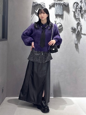 「アイテム（フォーマルスーツ/小物）」を使った、hisaさん（レディース・152cm・20代）の秋コーディネート