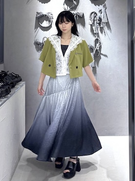 「HARE（ハレ）のアイテム（ジャケット/アウター）」を使った、hisaさん（レディース・152cm）の夏コーディネート