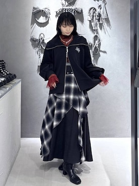 「HARE（ハレ）のアイテム（トップス）」を使った、hisaさん（レディース・152cm）の秋コーディネート