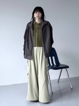 「HARE（ハレ）のアイテム（ジャケット/アウター）」を使った、hisaさん（レディース・152cm）の夏コーディネート
