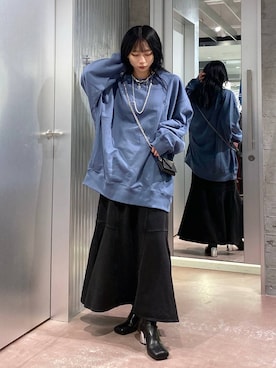 「アイテム（スウェット）」を使った、hisaさん（レディース・152cm・20代）の秋コーディネート