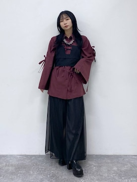 「アイテム（その他トップス）」を使った、hisaさん（レディース・152cm・20代）の秋コーディネート