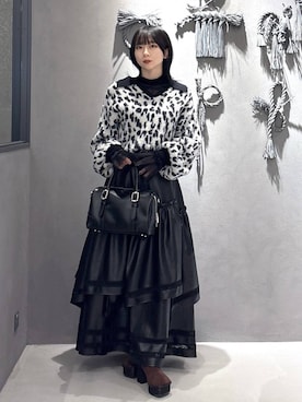 「アイテム（ボストンバッグ）」を使った、hisaさん（レディース・152cm・20代）の秋コーディネート