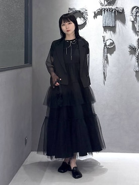 「アイテム（テーラードジャケット）」を使った、hisaさん（レディース・152cm・20代）の夏コーディネート