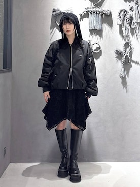 「アイテム（イヤリング）」を使った、hisaさん（レディース・152cm・20代）の秋コーディネート