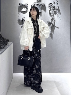 「HARE（ハレ）のアイテム（ブルゾン）」を使った、hisaさん（レディース・152cm）の春コーディネート