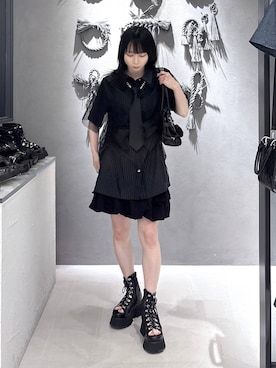 「HARE（ハレ）のアイテム（バッグ）」を使った、hisaさん（レディース・152cm）の夏コーディネート