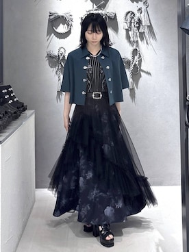 「HARE（ハレ）のアイテム（トップス）」を使った、hisaさん（レディース・152cm）の春コーディネート