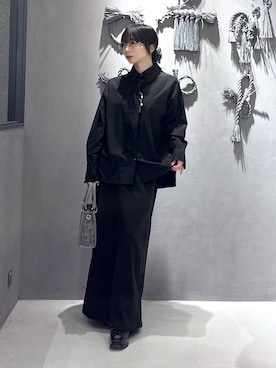 「HARE（ハレ）のアイテム（メガネ）」を使った、hisaさん（レディース・152cm）の秋コーディネート