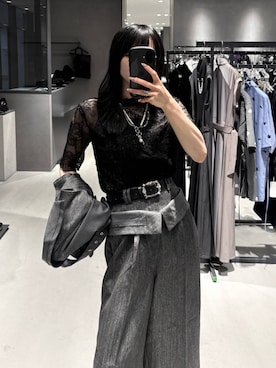 「HARE（ハレ）のアイテム（バッグ）」を使った、hisaさん（レディース・152cm）の夏コーディネート