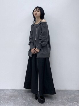 「アイテム（スウェット）」を使った、hisaさん（レディース・152cm・20代）の秋コーディネート