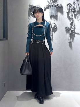 「ロングスカート」｜hisaさん（レディース・152cm・20代）の秋コーディネート