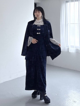 「HARE（ハレ）のアイテム（ワンピース/ドレス）」を使った、hisaさん（レディース・152cm）の夏コーディネート