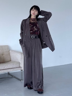 「HARE（ハレ）の2WAYスクエアラメニットタンクトップ(HARE)（タンクトップ）」を使った、hisaさん（レディース・152cm・20代）の夏コーディネート