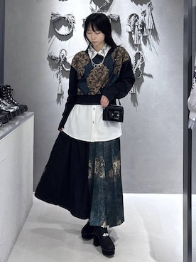 「HARE（ハレ）のアイテム（シューズ）」を使った、hisaさん（レディース・152cm）の秋コーディネート
