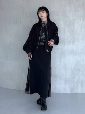 「アイテム（ブルゾン）」を使った、hisaさん（レディース・152cm）の夏コーディネート
