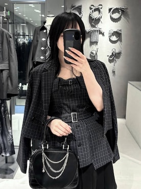 「HARE（ハレ）のアイテム（ジャケット/アウター）」を使った、hisaさん（レディース・152cm）の春コーディネート