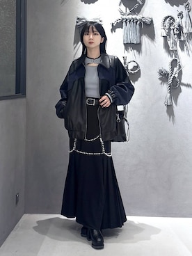【HARE】ストライプジャガードニットプルオーバー HARE ハレ ストライプジャガードニットプルオーバー メンズニット