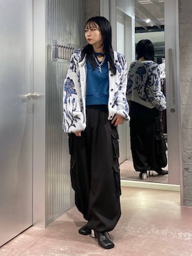 「アイテム（スウェット）」を使った、hisaさん（レディース・152cm・20代）の秋コーディネート