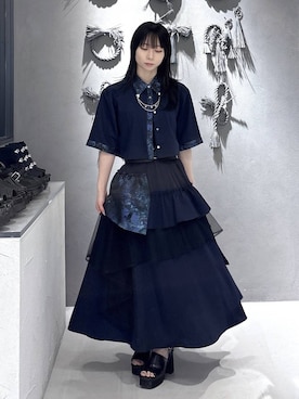 「HARE（ハレ）のアイテム（スカート）」を使った、hisaさん（レディース・152cm）の春コーディネート