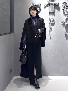 「アイテム（スカート）」を使った、hisaさん（レディース・152cm・20代）の秋コーディネート