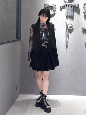 「アイテム（テーラードジャケット）」を使った、hisaさん（レディース・152cm）の夏コーディネート