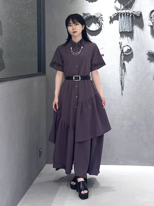 セール】アシメフリルシシュウワンピース(HARE)（ワンピース）｜HARE