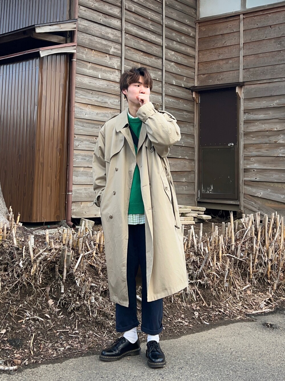けにー|古着のトレンチコートを使ったコーディネート - WEAR