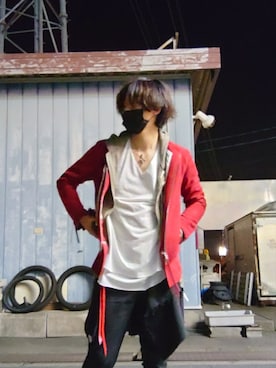 「kiryuyrik（キリュウキリュウ）のアイテム」を使った、Keyさん（メンズ・175cm）の春コーディネート