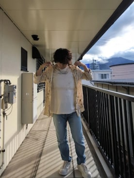 「HOLLYWOOD RANCH MARKET（ハリウッドランチマーケット）のアイテム」を使った、Keyさん（メンズ・175cm）の春コーディネート