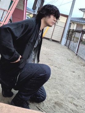 「Y's（ワイズ）のアイテム」を使った、Keyさん（メンズ・175cm）の春コーディネート