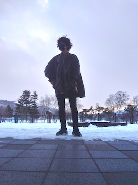 「kiryuyrik（キリュウキリュウ）のアイテム」を使った、Keyさん（メンズ・175cm）の冬コーディネート