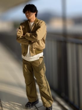 「アイテム（その他アウター）」を使った、Keyさん（メンズ・175cm）の秋コーディネート