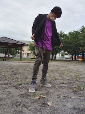「ato（アトウ）のアイテム」を使った、Keyさん（メンズ・175cm）の夏コーディネート
