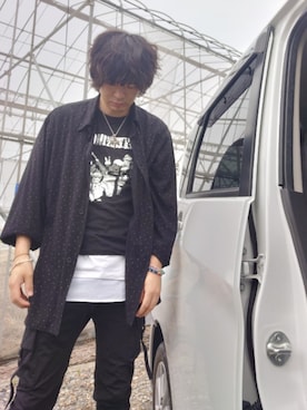 「bajra（バジュラ）のアイテム」を使った、Keyさん（メンズ・175cm）の秋コーディネート