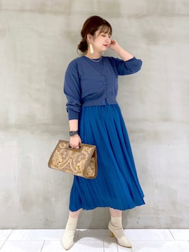 「andemiu」｜「アイテム（その他）」を使った、たかみなさん（レディース・166cm）の秋コーディネート