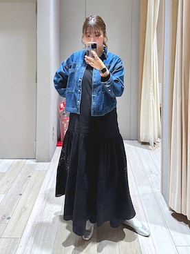 「アイテム（ワンピース/ドレス）」を使った、たかみなさん（レディース・166cm・30代）の春コーディネート