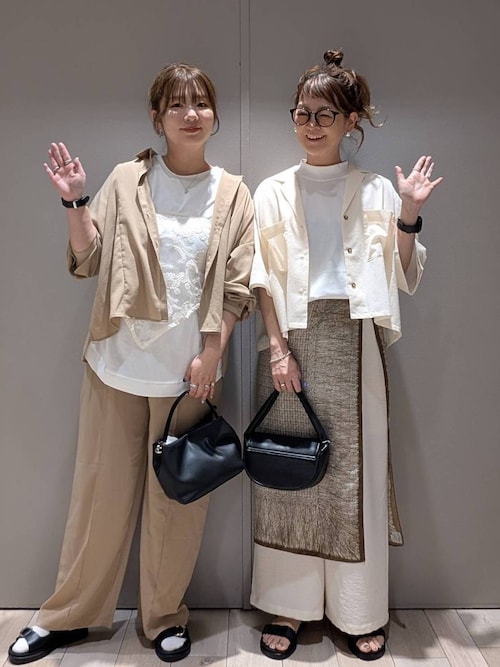 専用ページ0612 セール】《リネンライクドライシリーズ》オープンカラーショート