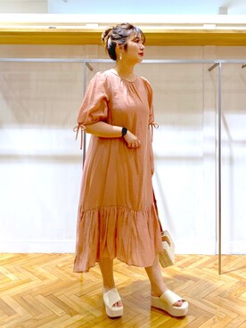 「andemiu」｜「アイテム（その他）」を使った、たかみなさん（レディース・166cm）の夏コーディネート