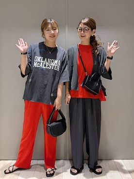 「LEPSIM（レプシィム）のアイテム」を使った、たかみなさん（レディース・166cm）の夏コーディネート