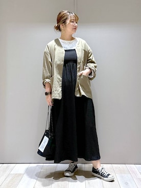 「アイテム（ワンピース/ドレス）」を使った、たかみなさん（レディース・166cm・30代）の夏コーディネート