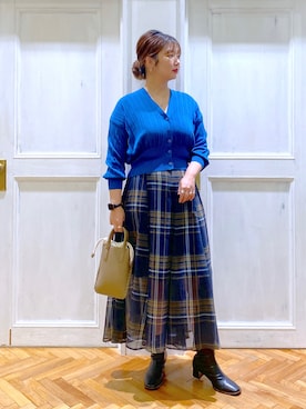 「andemiu」｜「アイテム（その他）」を使った、たかみなさん（レディース・166cm）の秋コーディネート