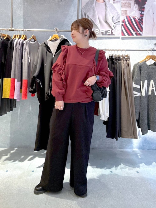 その他 kiyo セール】フリルスウェットプルオーバー 150586（スウェット