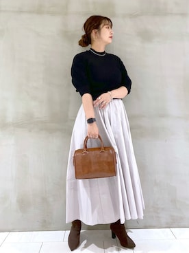 「andemiu」｜「アイテム（その他）」を使った、たかみなさん（レディース・166cm）の秋コーディネート