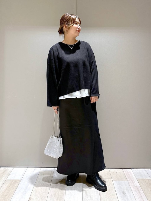 さとしゅー LEPSIM（レプシィム）の「ストーンメッシュミニショルダー