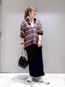 「アイテム（ママ＆ベビー）」を使った、たかみなさん（レディース・166cm）の秋コーディネート