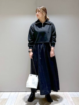 「アイテム（ワンピース/ドレス）」を使った、たかみなさん（レディース・166cm・30代）の秋コーディネート