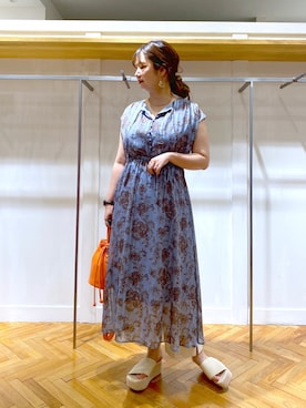 「エスニック」｜「アイテム（その他）」を使った、たかみなさん（レディース・166cm）の夏コーディネート