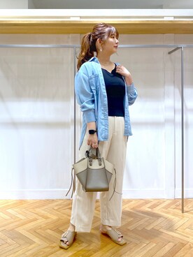 「andemiu」｜「アイテム（その他）」を使った、たかみなさん（レディース・166cm）の夏コーディネート
